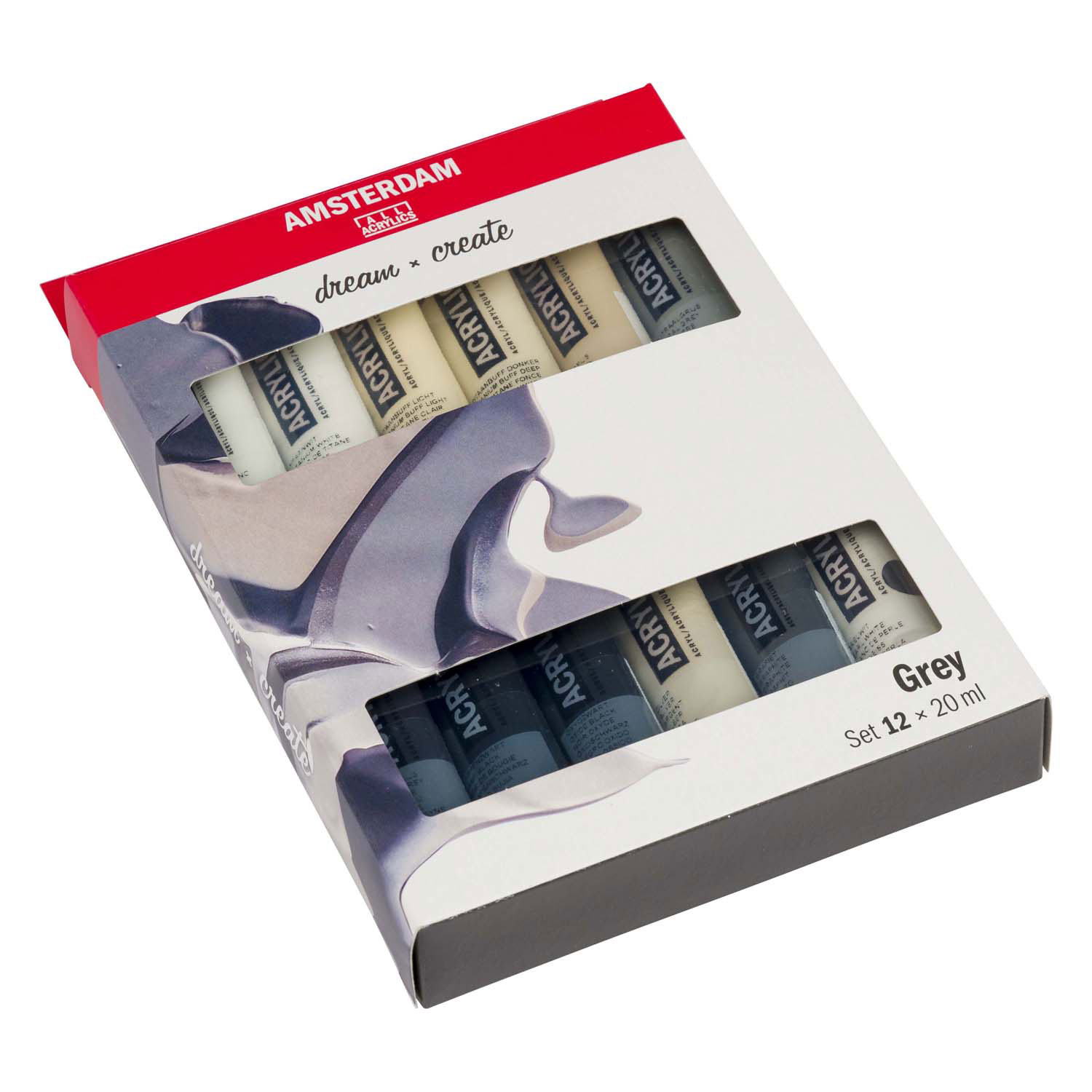 Amsterdam Standard Series Acrylverf Grijze Set 20ml, 12dlg.
