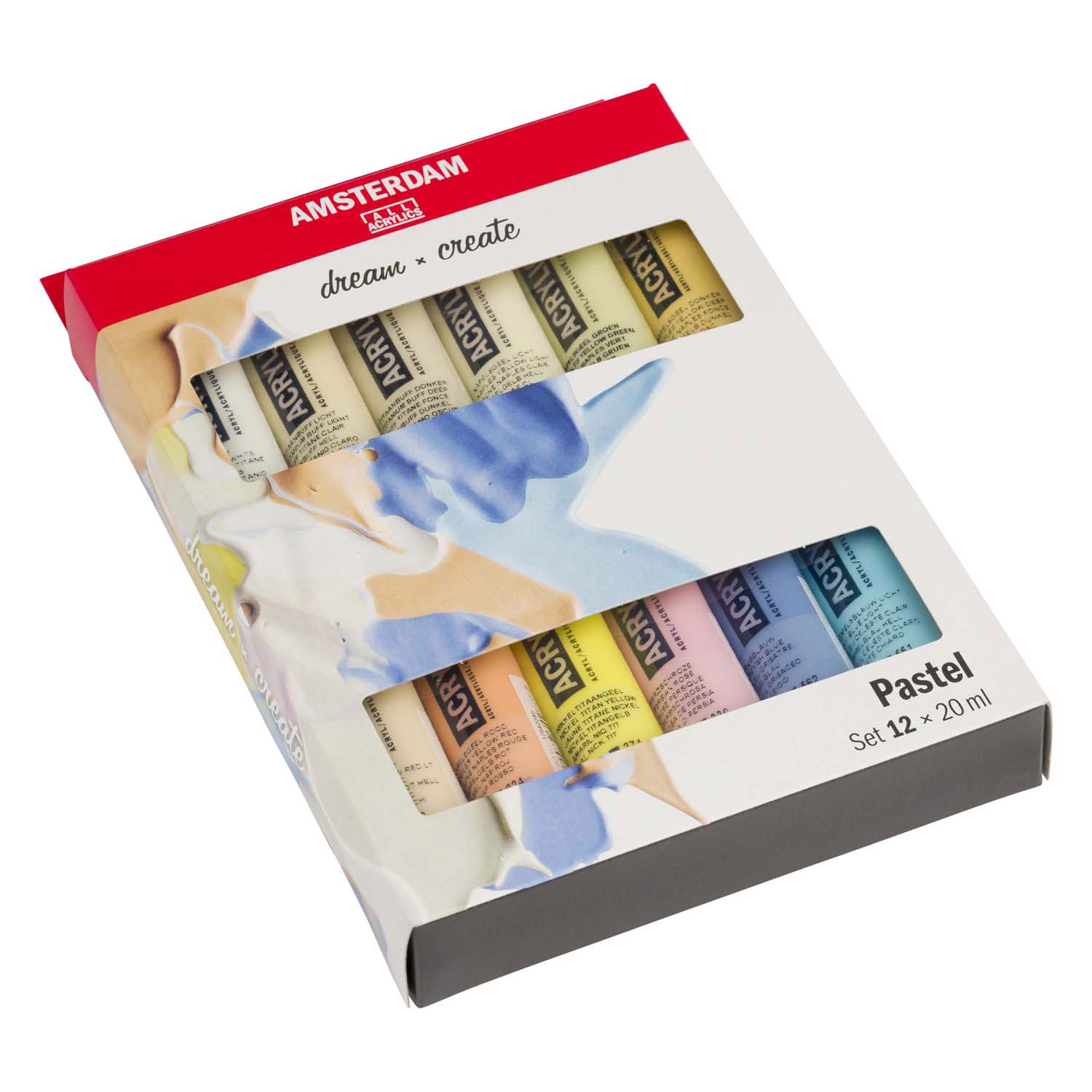 Amsterdam Standard Series Acrylverf Pastel Set 20ml, 12dlg.