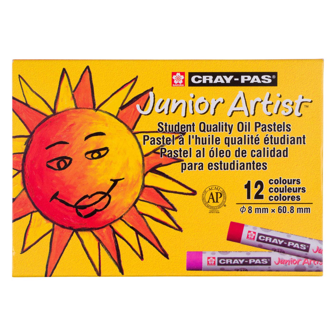 Sakura Cray-Pas Junior Künstler-Ölpastell-Set, 12-teilig.