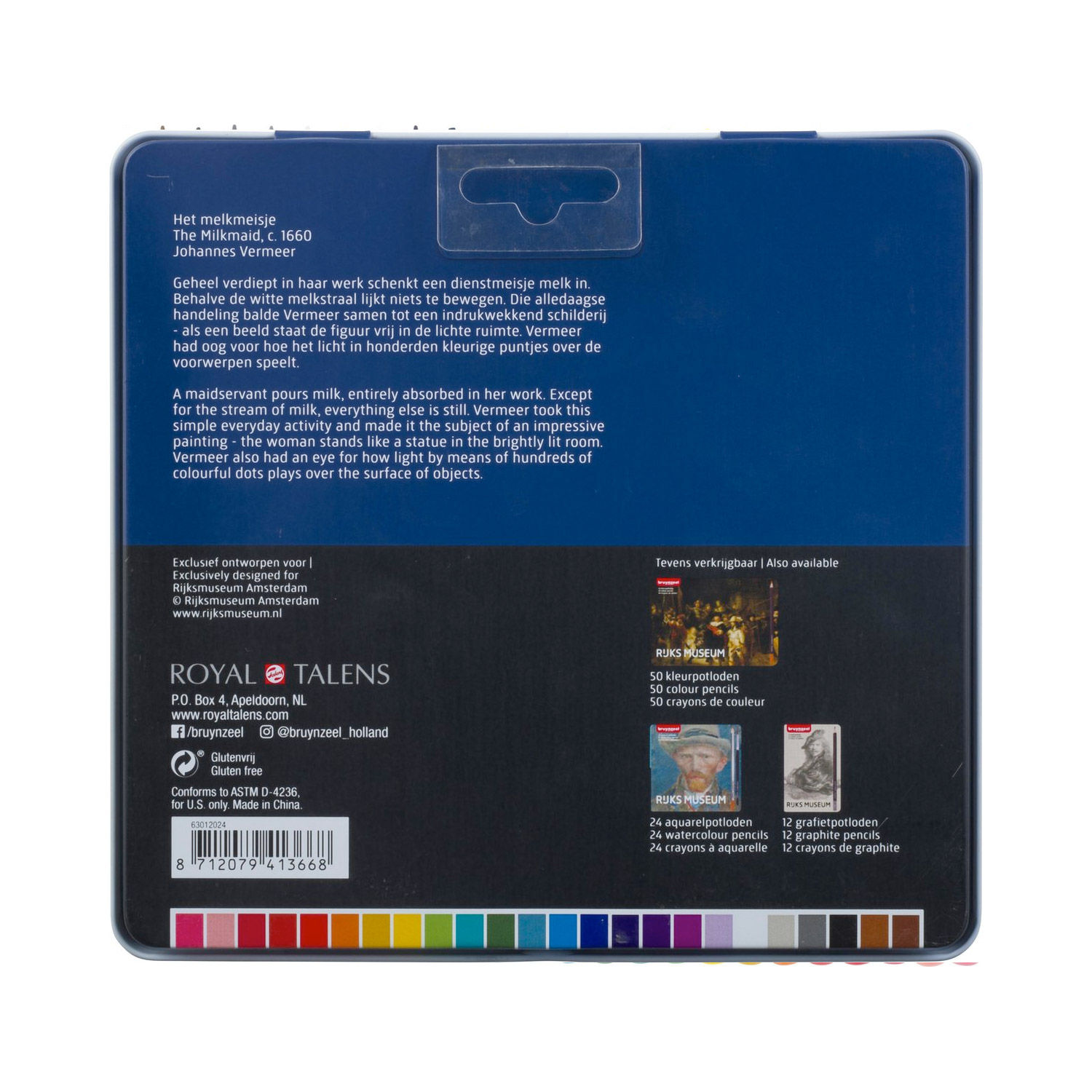 Crayons de couleur Bruynzeel Rijksmuseum, 24 pcs.