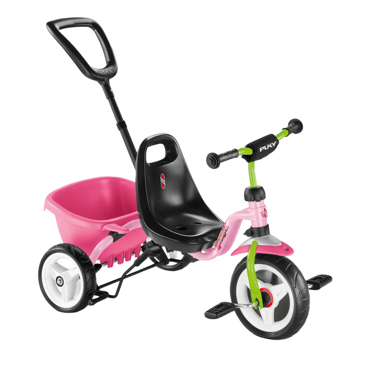 Tricycle Puky Ceety avec benne - Rose Kiwi