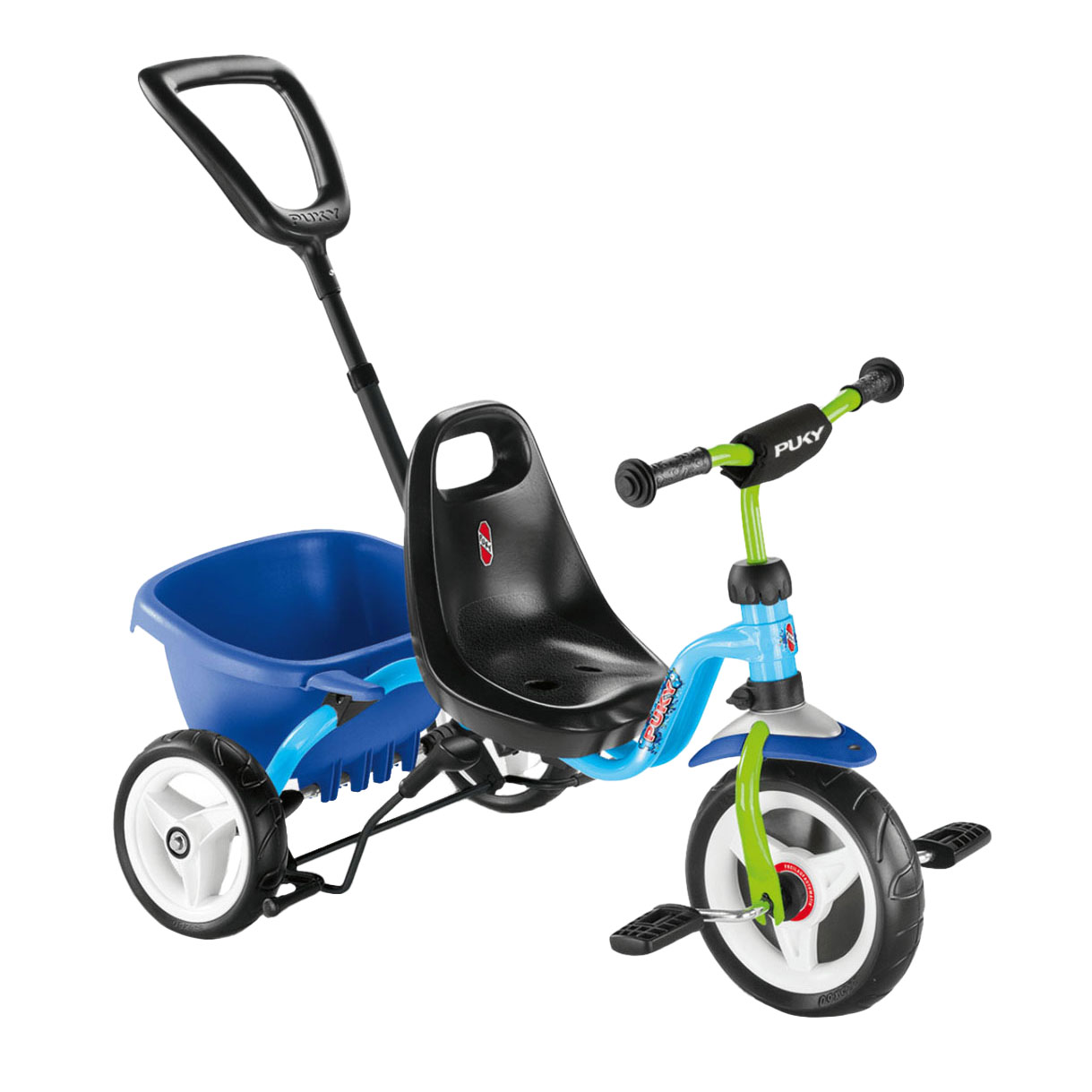 Tricycle Puky Ceety avec benne - Bleu Kiwi