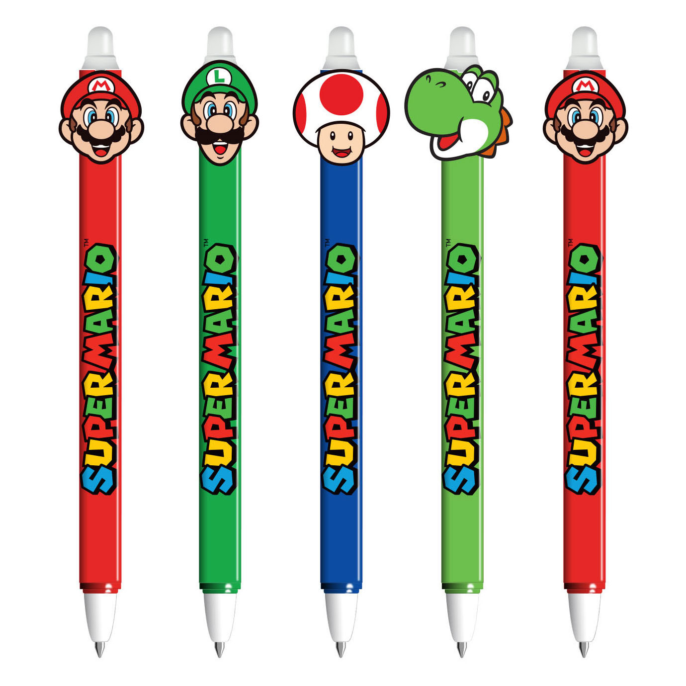 Super Mario Uitwisbare Gelpennen