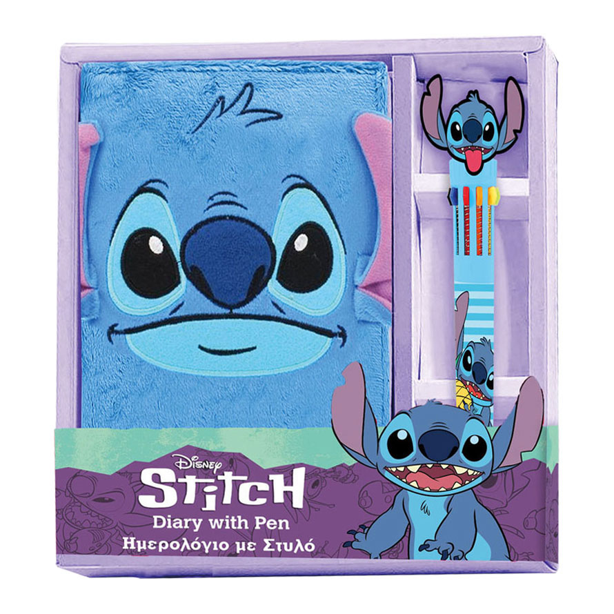 Lilo & Stitch Luxe Pluche Notitieboek met Pen