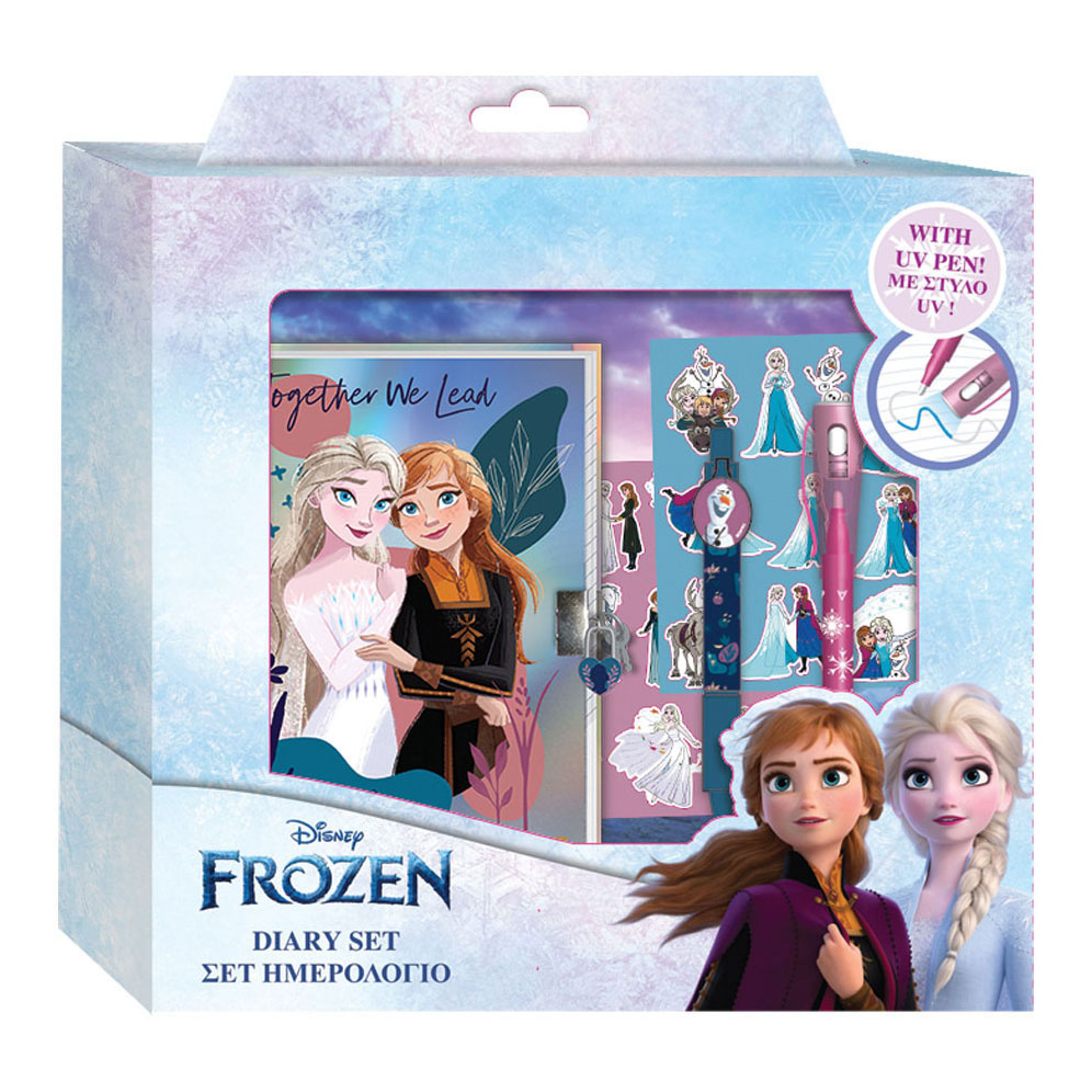 Frozen 2 Dagboek met Slot, Magische Pennen en Stickers