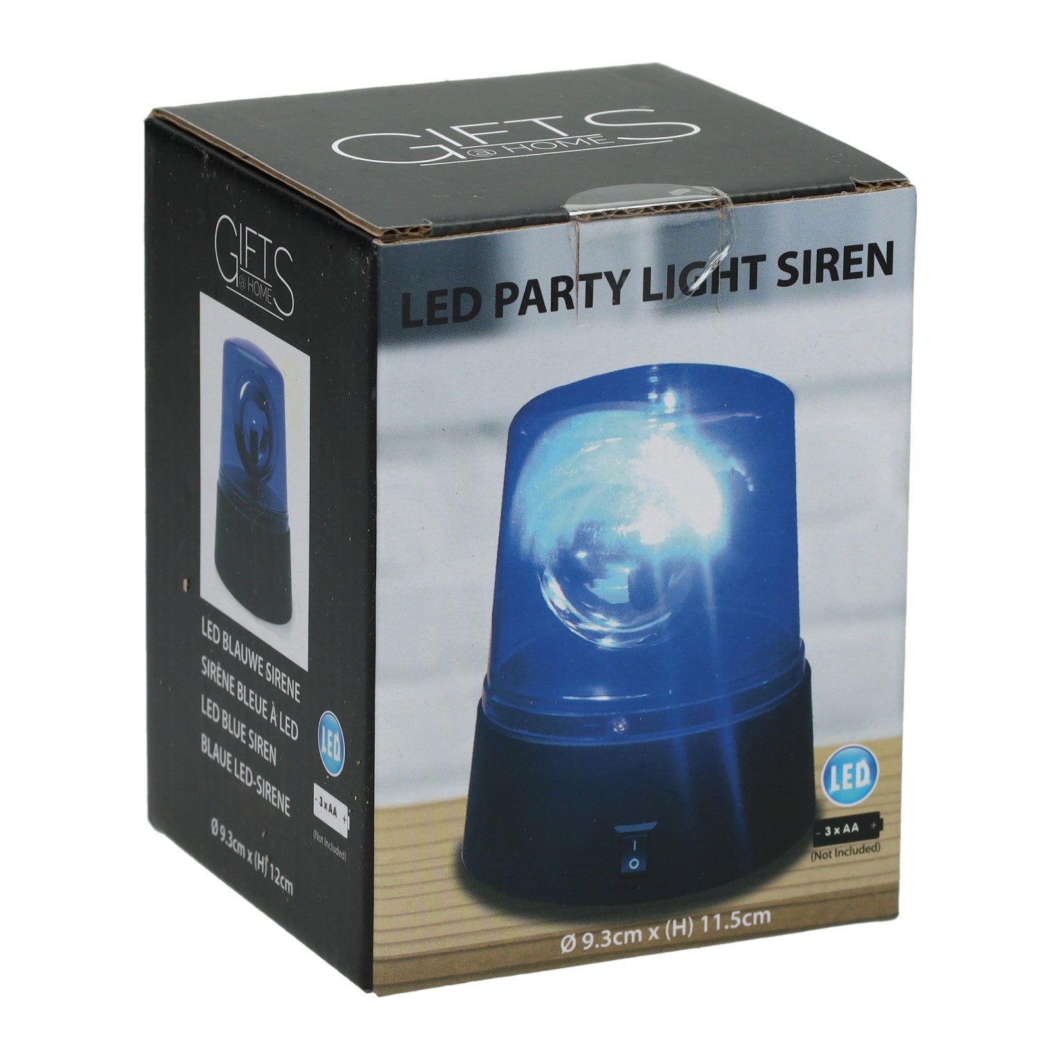 Blaue LED-Sirene – 11,5 cm