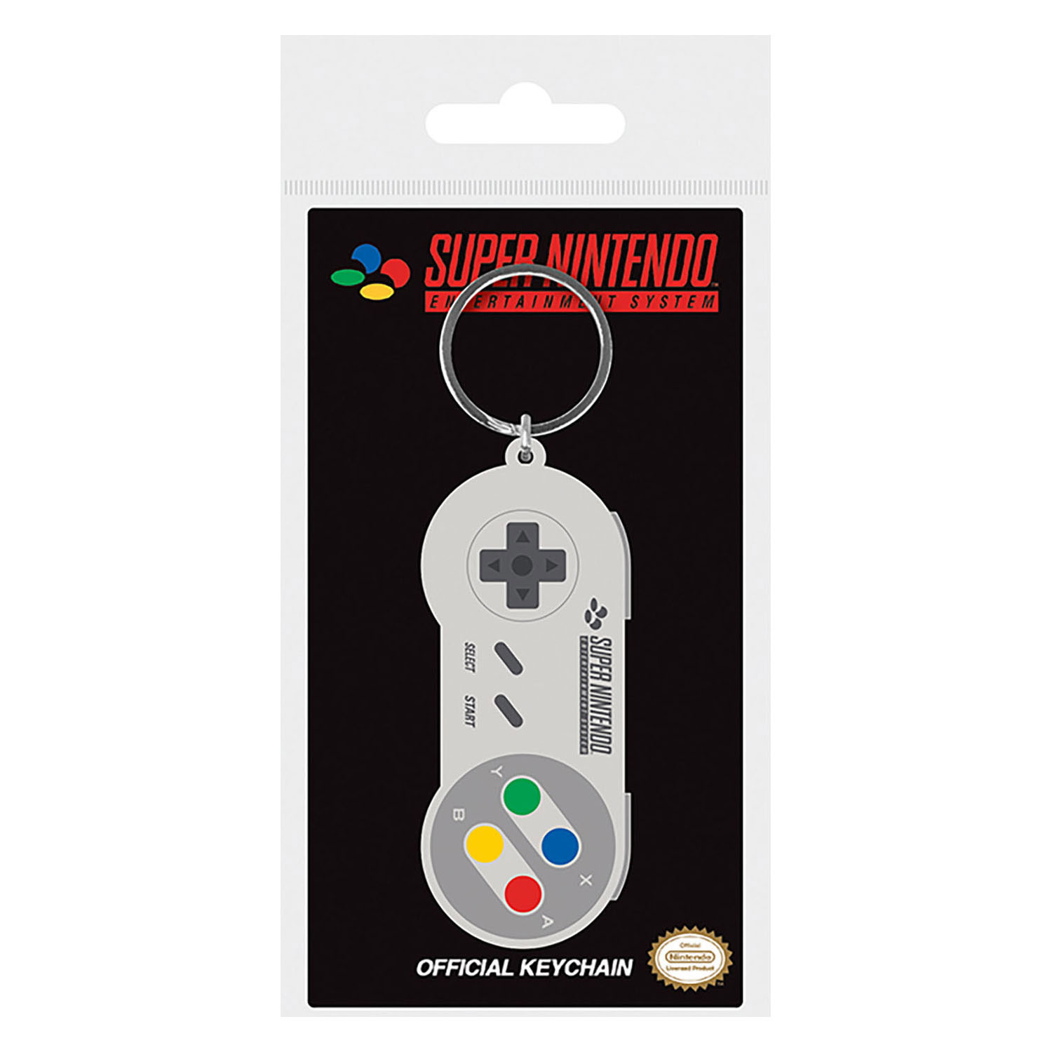 Porte-clés en PVC pour manette Nintendo SNES