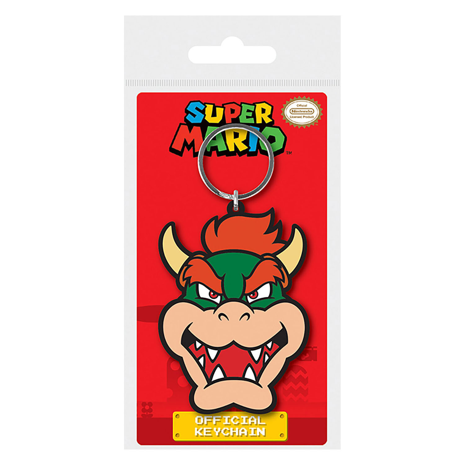 Porte-clés Super Mario Bowser en PVC