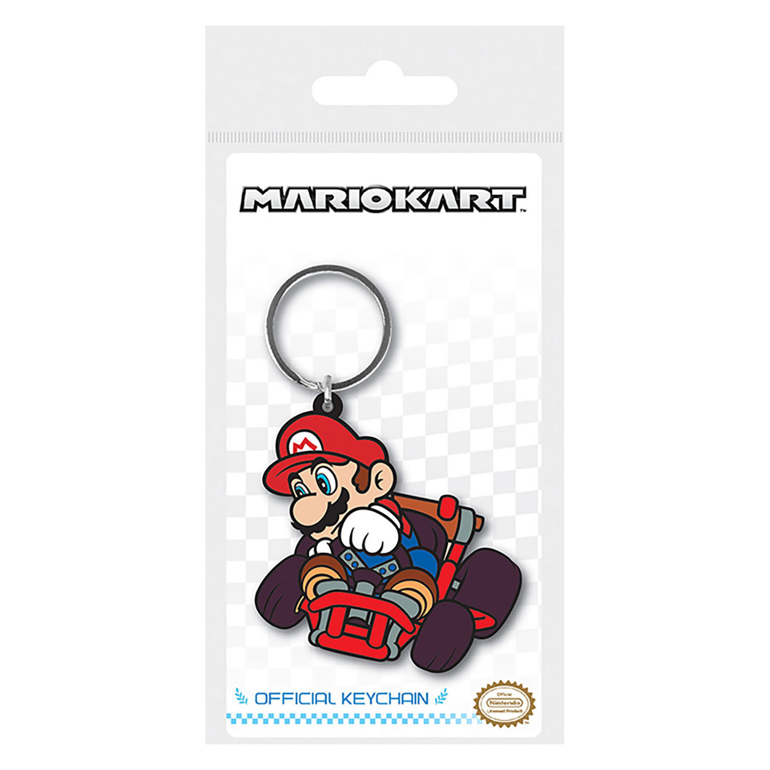 Porte-clés en PVC Mario Kart Mario Drift