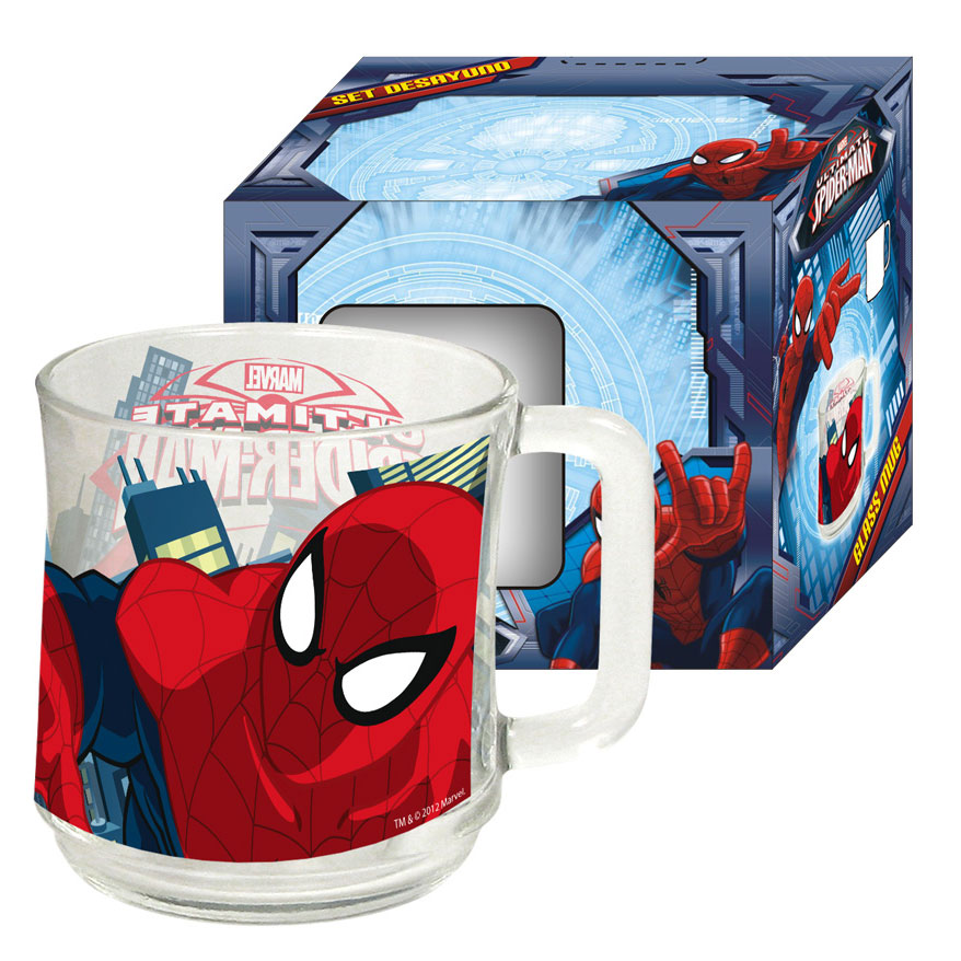 Glazen Mok in Giftbox - Spiderman