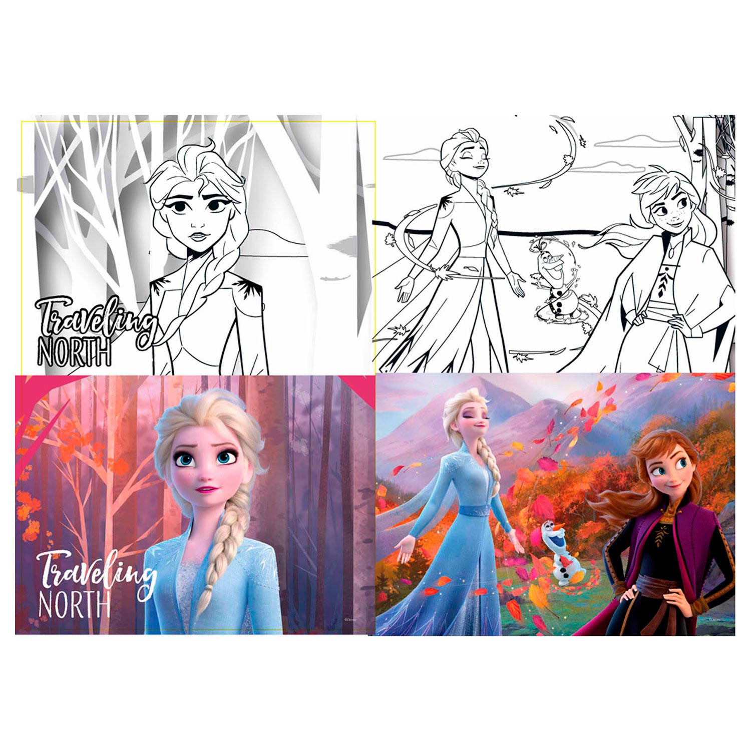 Notitieboek Frozen Met Kleurplaten Online Kopen Lobbes Speelgoed