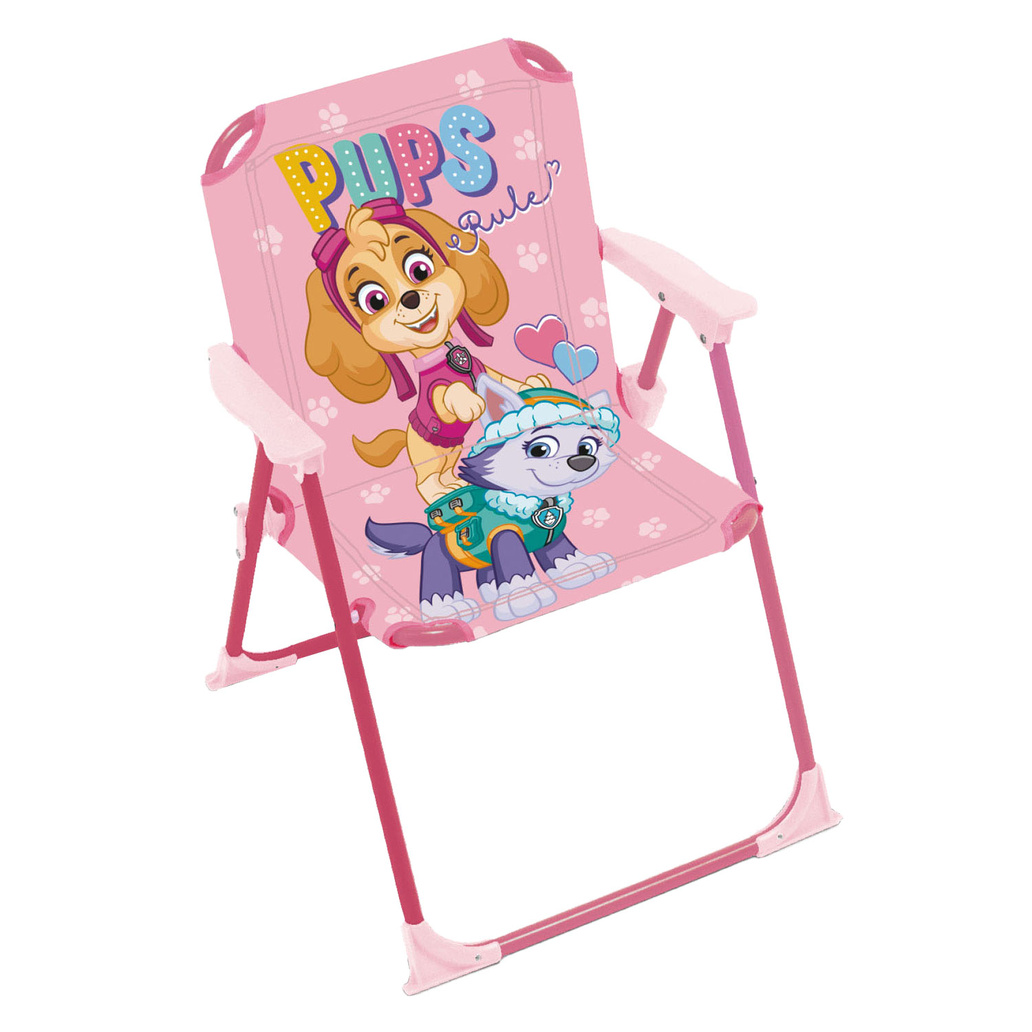 Chaise pliante pour enfant Pat' Patrouille - Rose