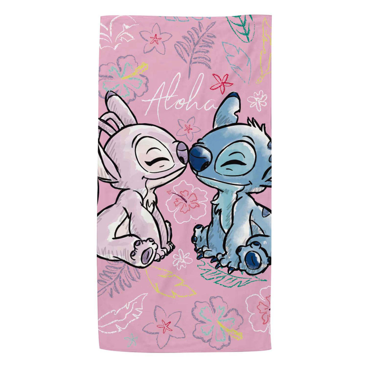 Serviette Stitch et Angel, 140x70cm