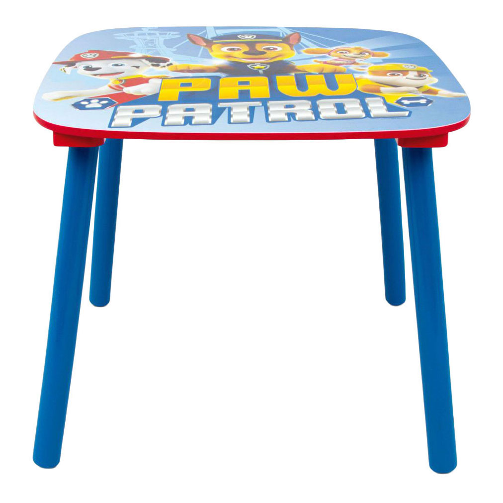 Ensemble table et deux chaises en bois Pat' Patrouille - 3 pièces