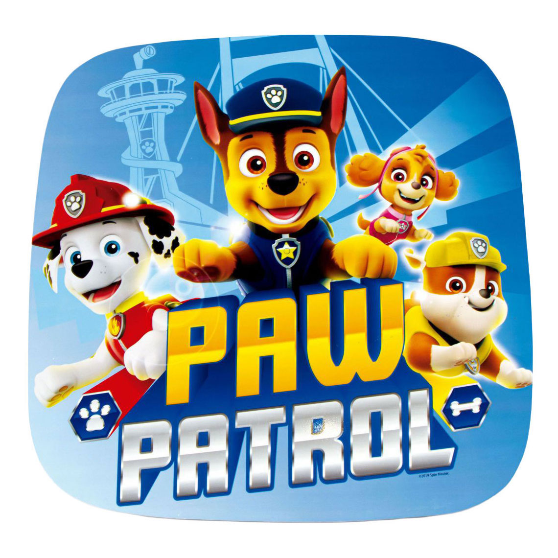 Ensemble table et deux chaises en bois Pat' Patrouille - 3 pièces