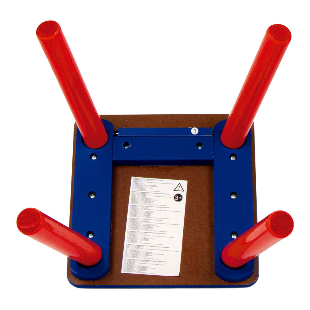 Ensemble table et chaises en bois avec deux chaises Spiderman