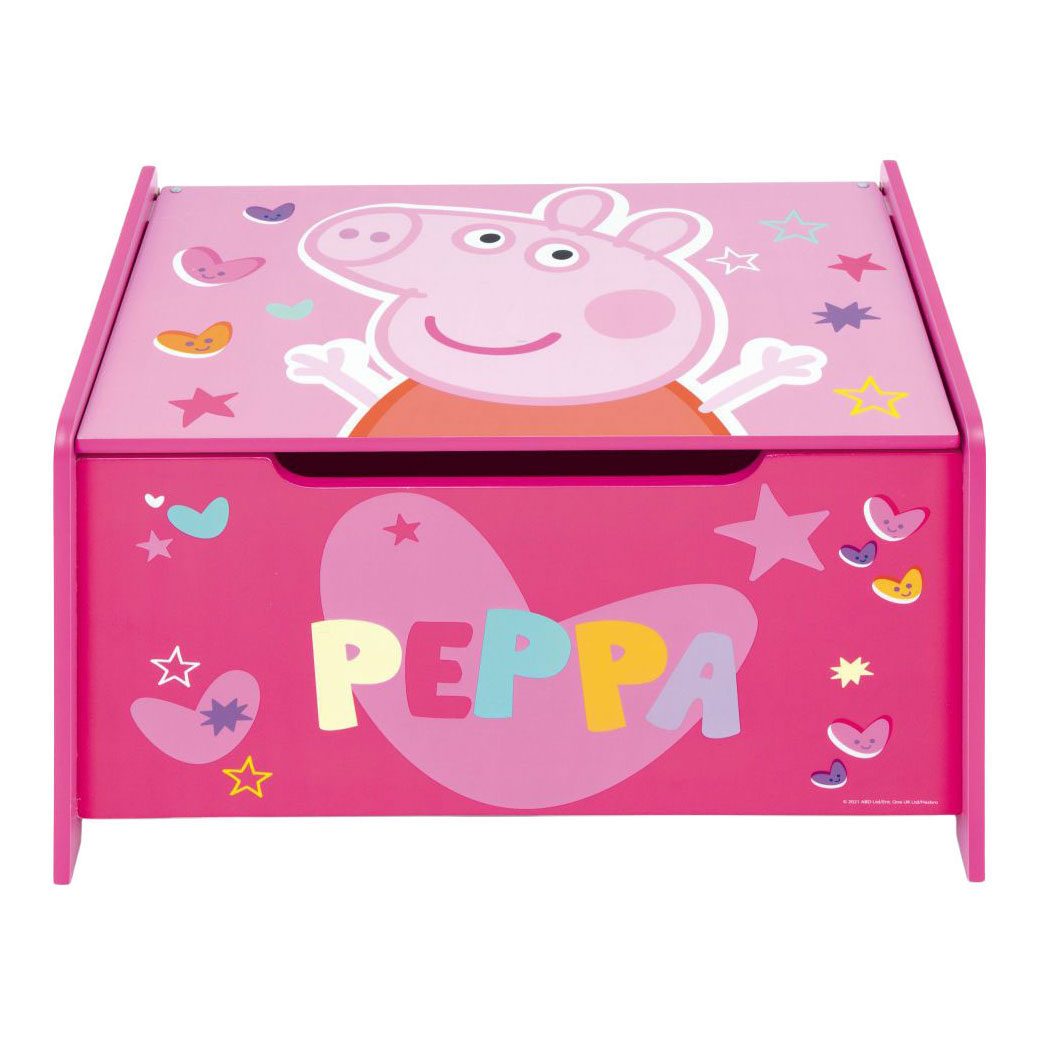 Houten Speelgoedkist Peppa Pig