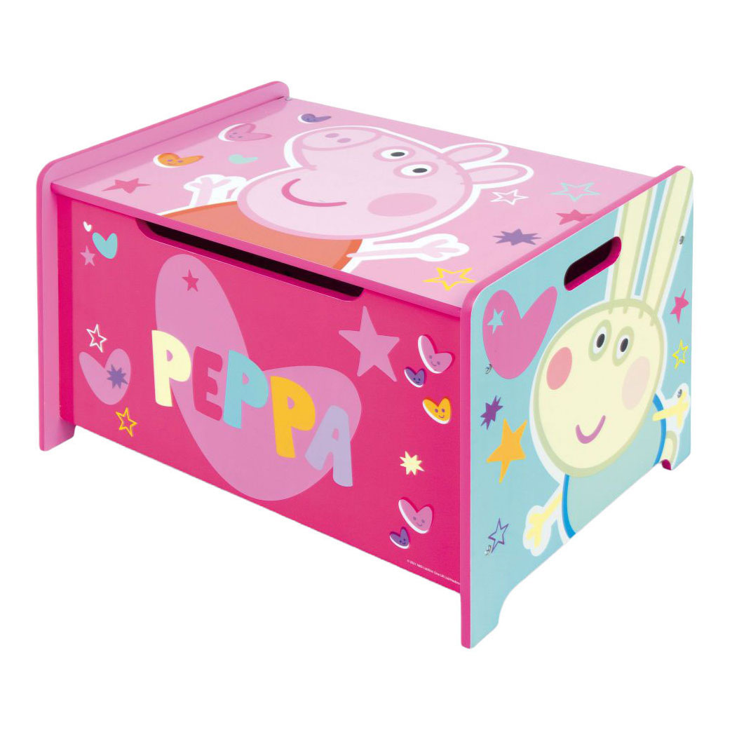 Houten Speelgoedkist Peppa Pig