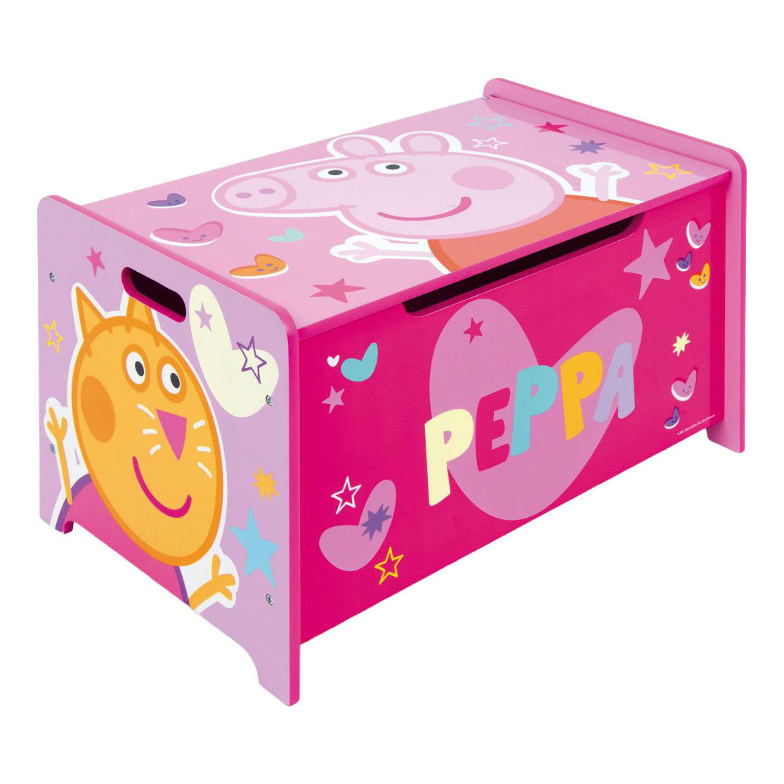 Houten Speelgoedkist Peppa Pig