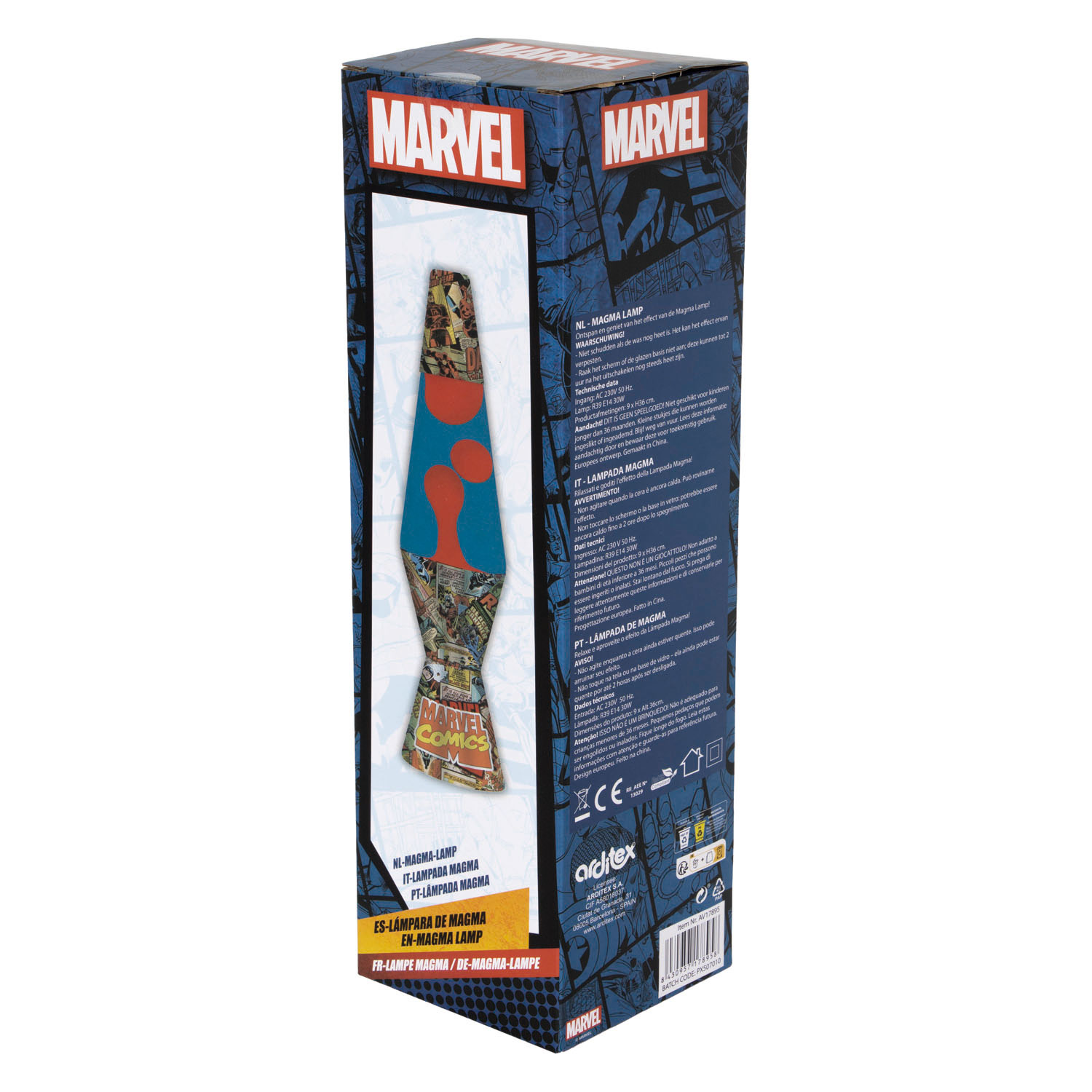 Lavalamp Marvel - 36cm