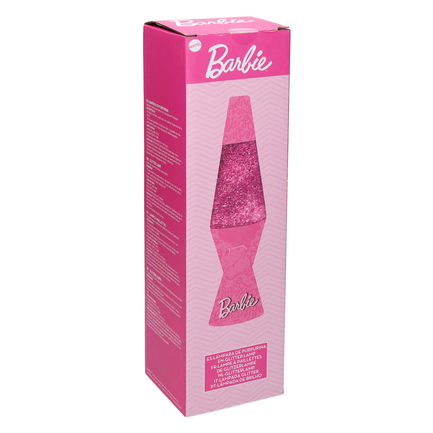 Glitzernde Lavalampe Barbie - 36 cm