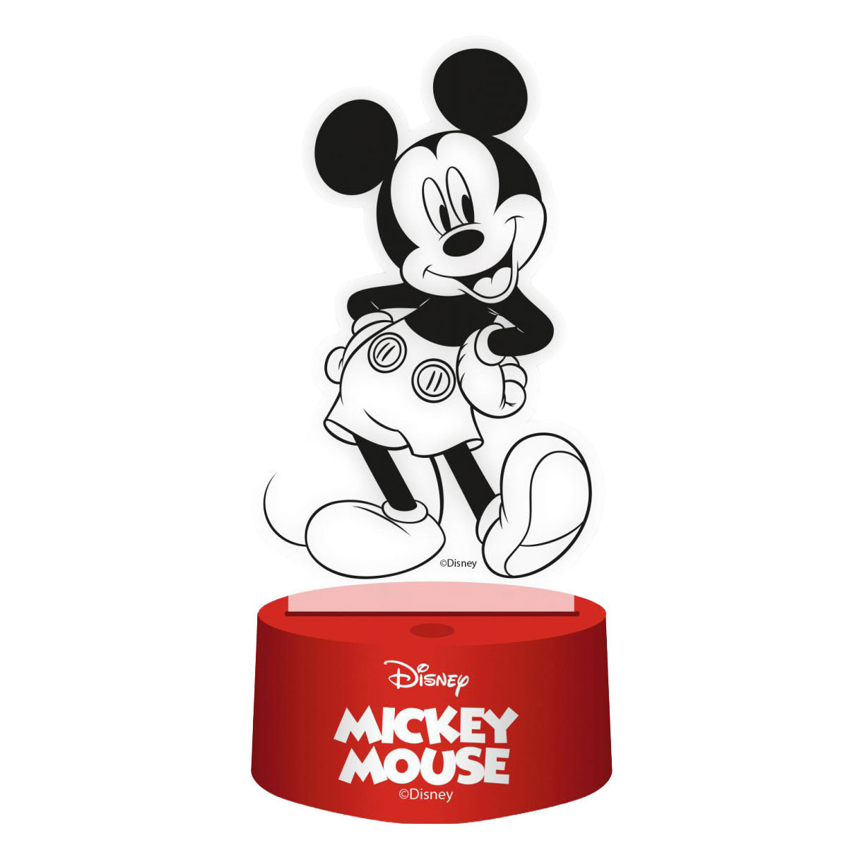 Lampe 3D Mickey Mouse avec télécommande