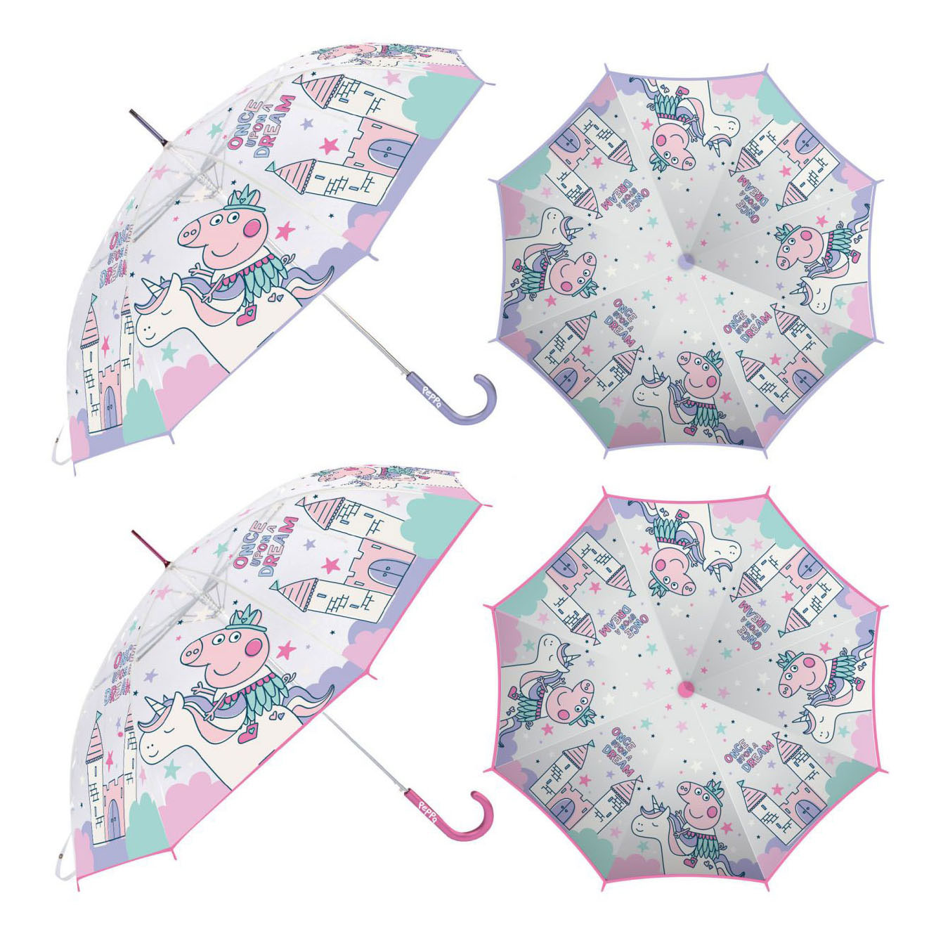 Transparante Paraplu Peppa Pig