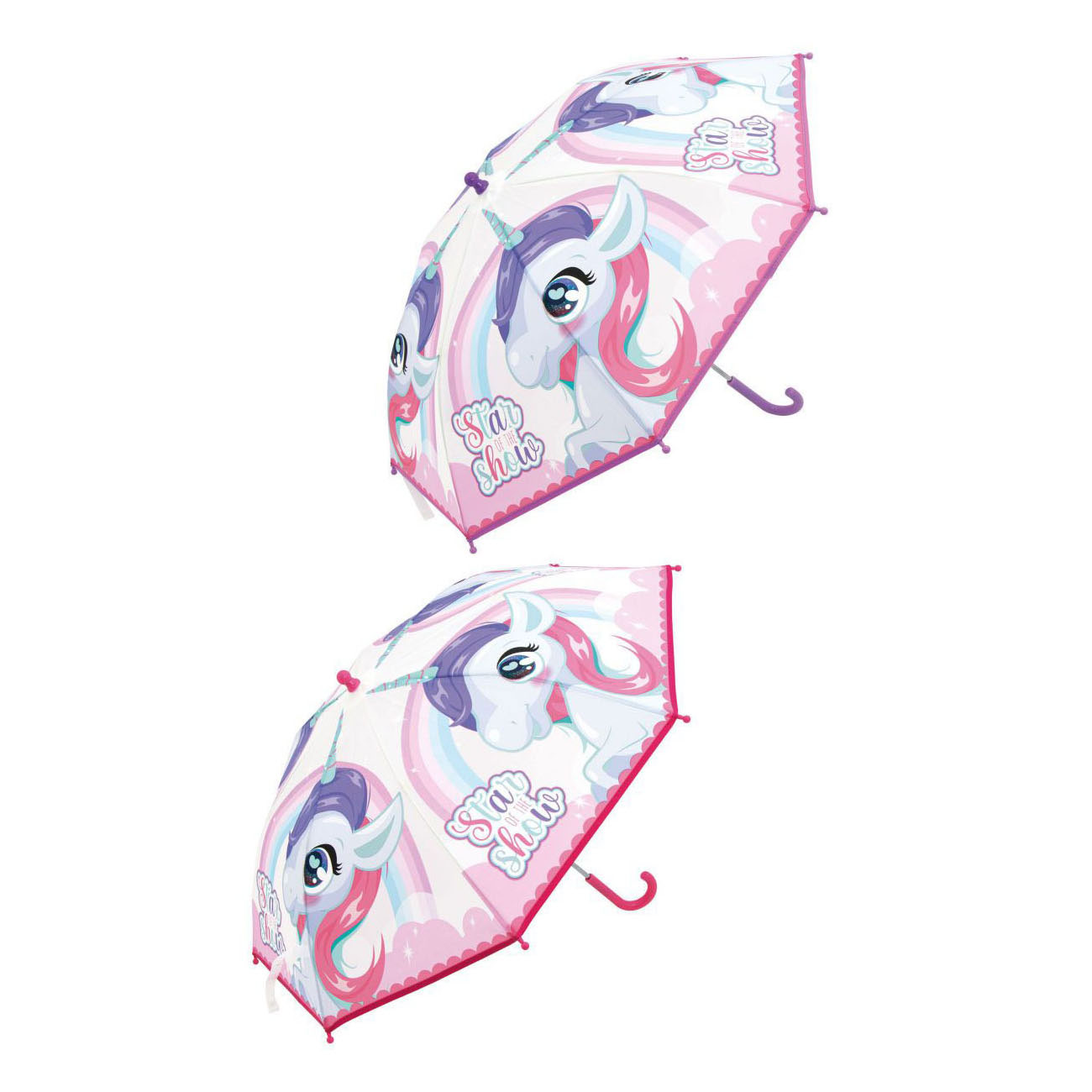 Transparante Paraplu Eenhoorn