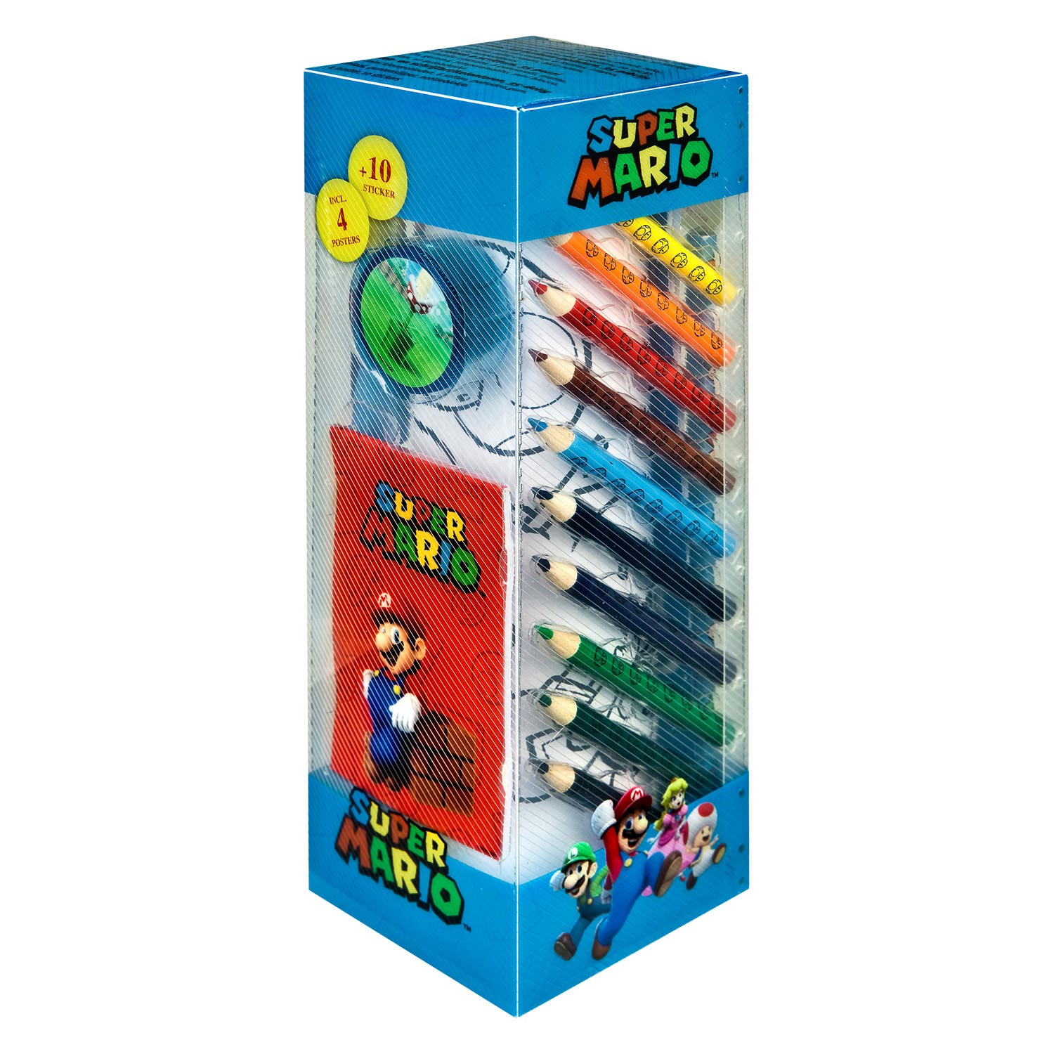 Super Mario Briefpapier-Set Tower, 35-tlg.