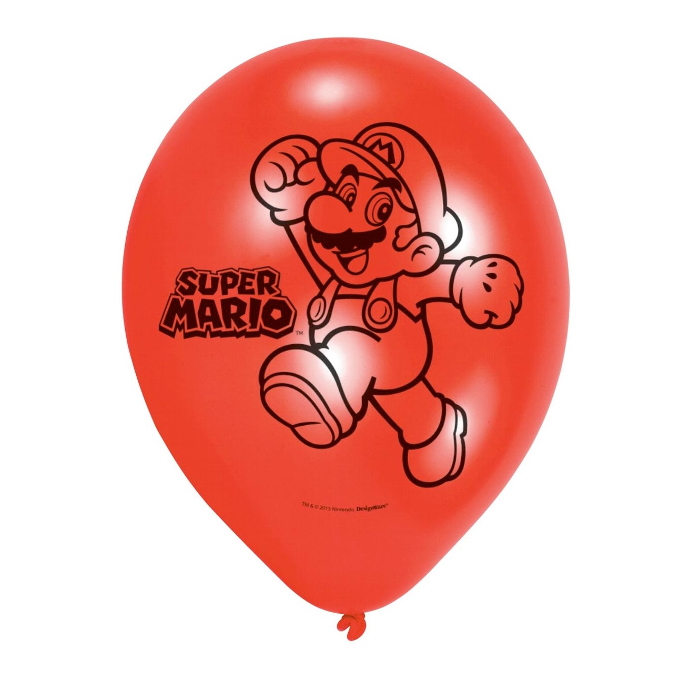 Ballons Super Mario , 6 pièces.