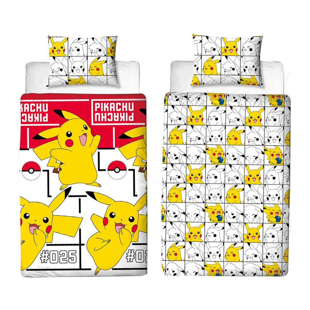 Pokemon Pikachu Icon Bettbezug, 140 x 200 cm