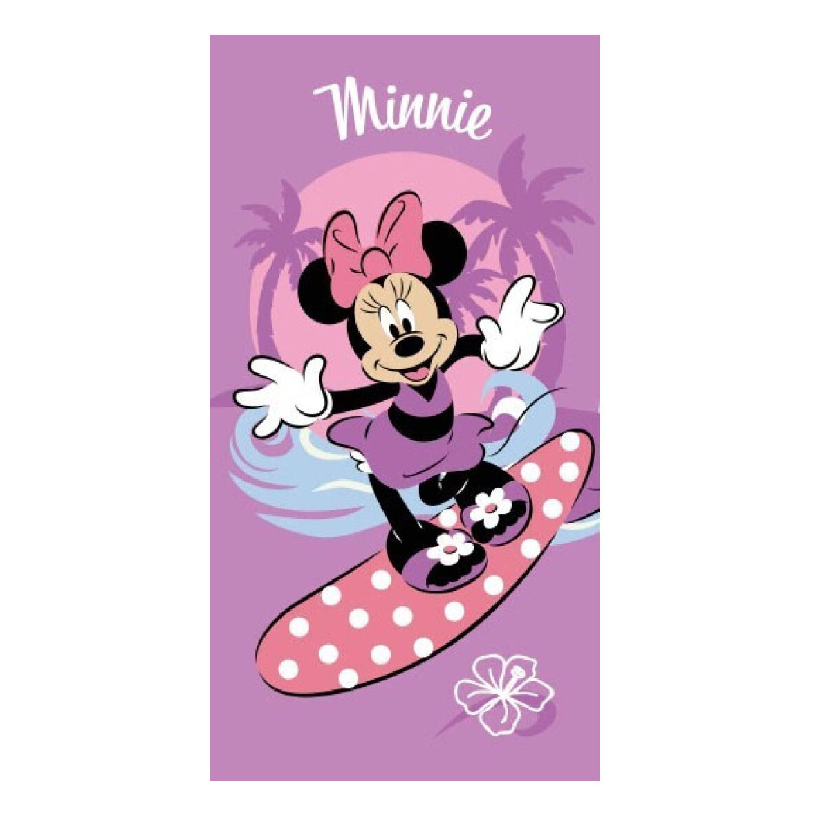 Serviette de plage Minnie Mouse, 70x140cm