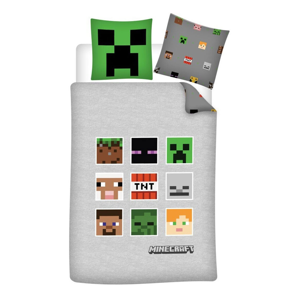 Housse de couette Minecraft Microfibre, 140x200cm