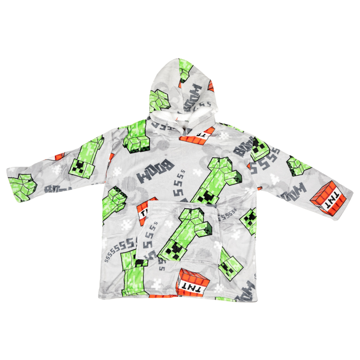 Minecraft Fleece-Kapuzenpullover für Kinder, 7–14 Jahre