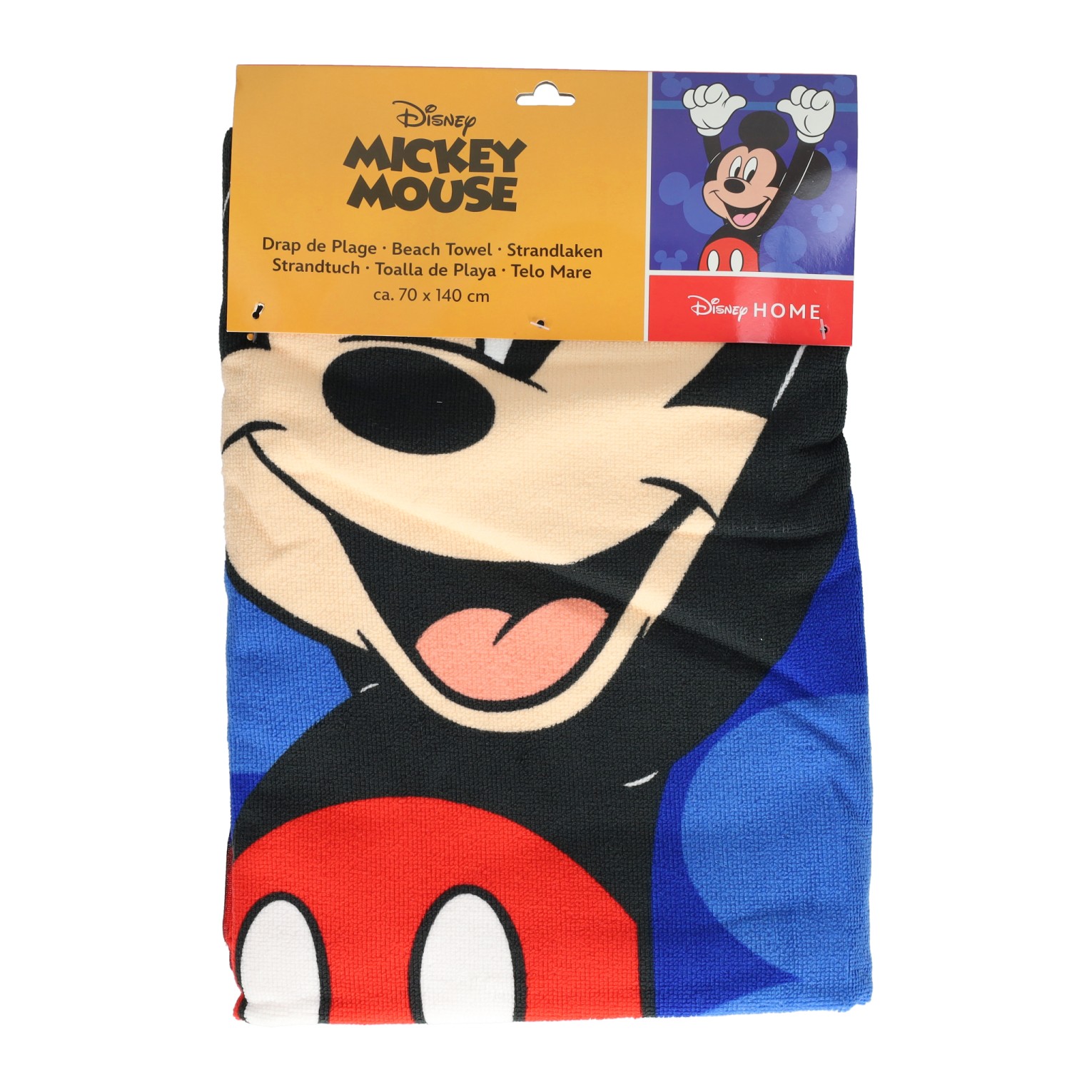 Strandlaken Mickey Mouse, 140x70cm
