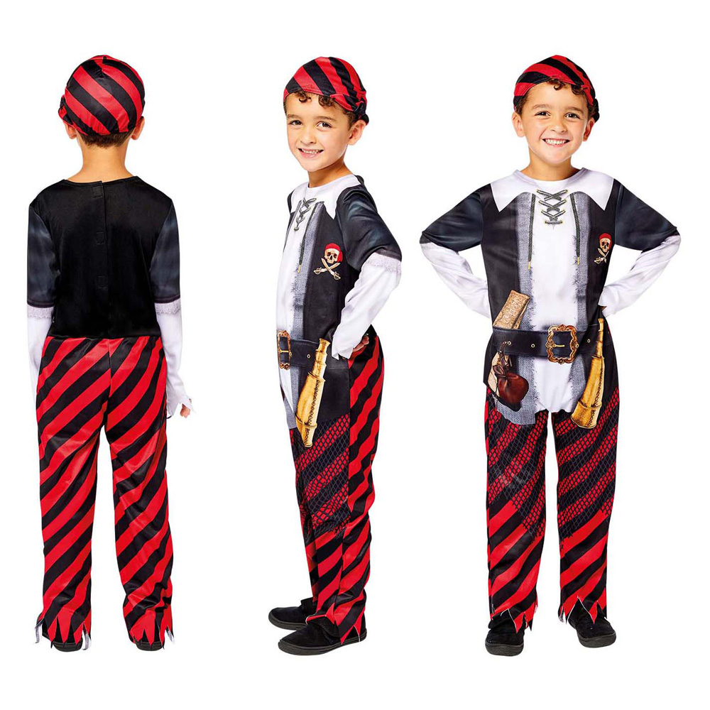 Duurzaam Kinderkostuum Piratenjongen - 3-4 jaar
