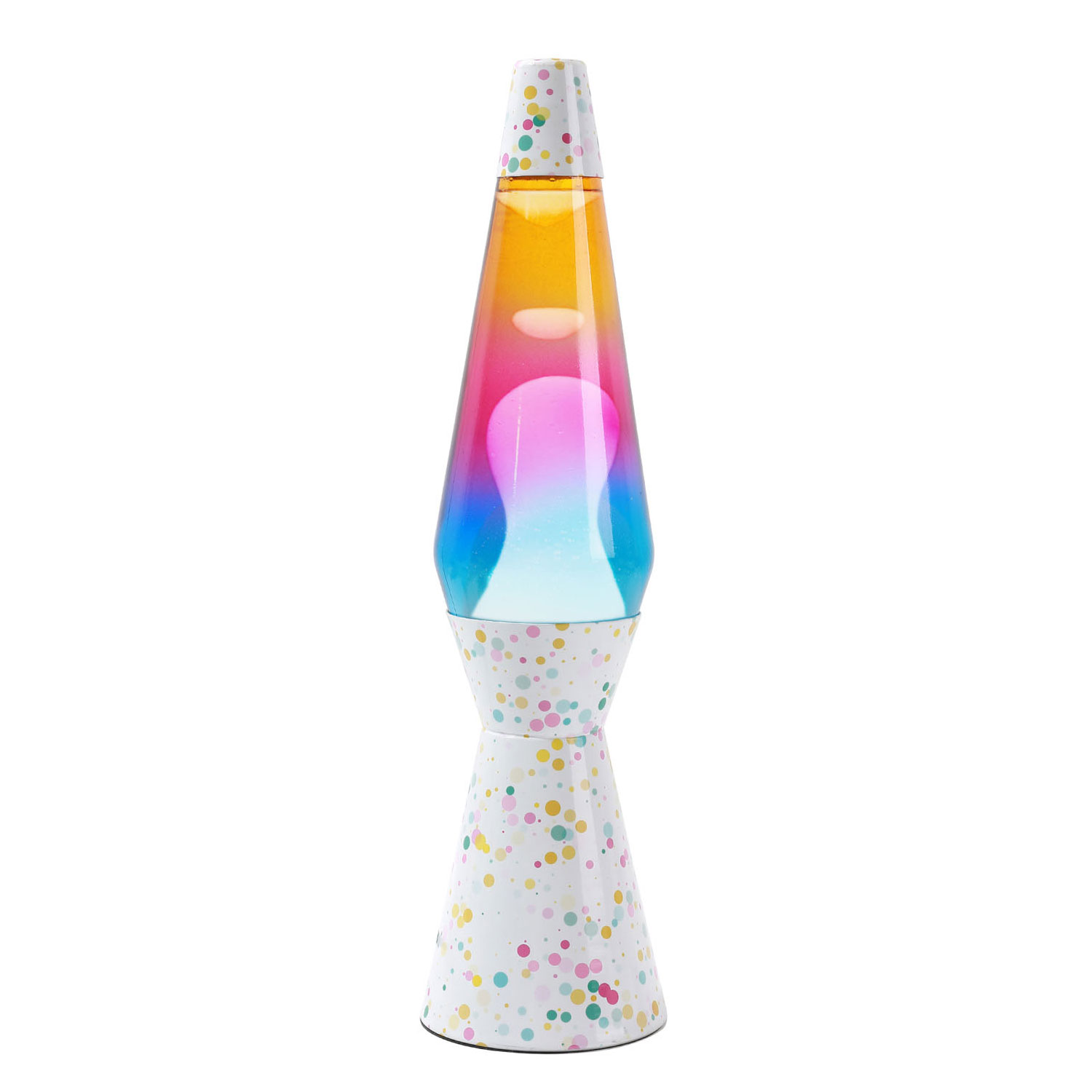 i-Total lavalamp conische voet | bubbels | pasteltinten