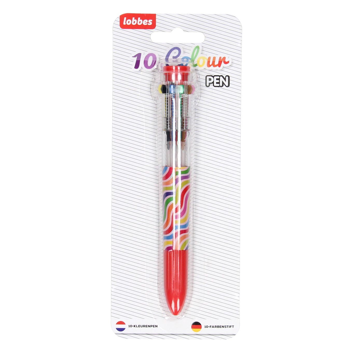 Stylo 10 couleurs Lobbes