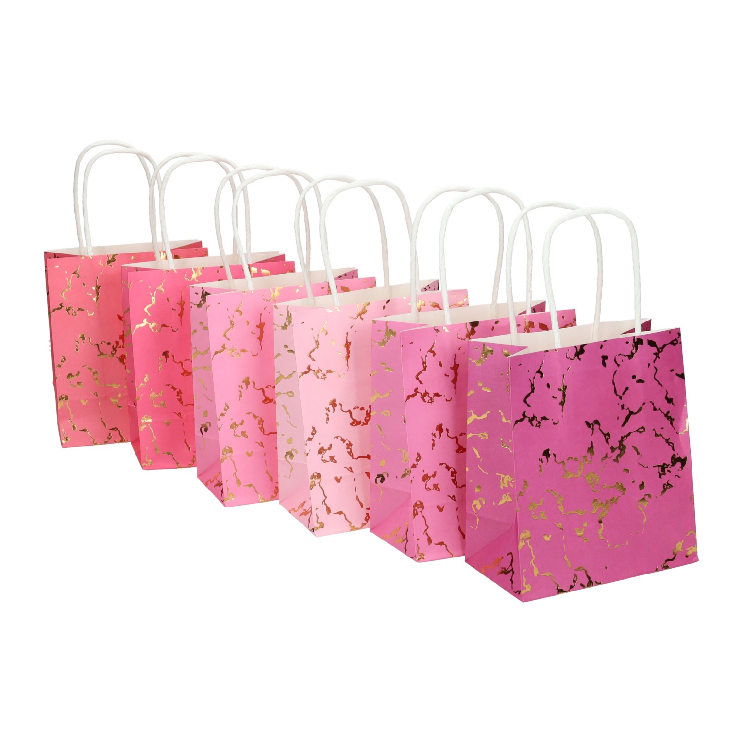 Geschenktasje Roze Goud, 6st.