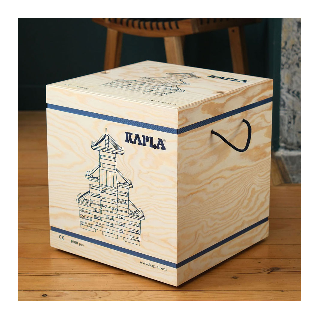 Kapla, Box mit Deckel 1000 Blankobretter