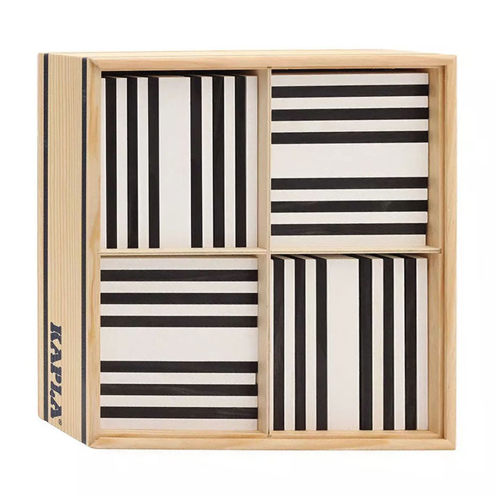 Kapla Box 100 Regale – Schwarz/Weiß