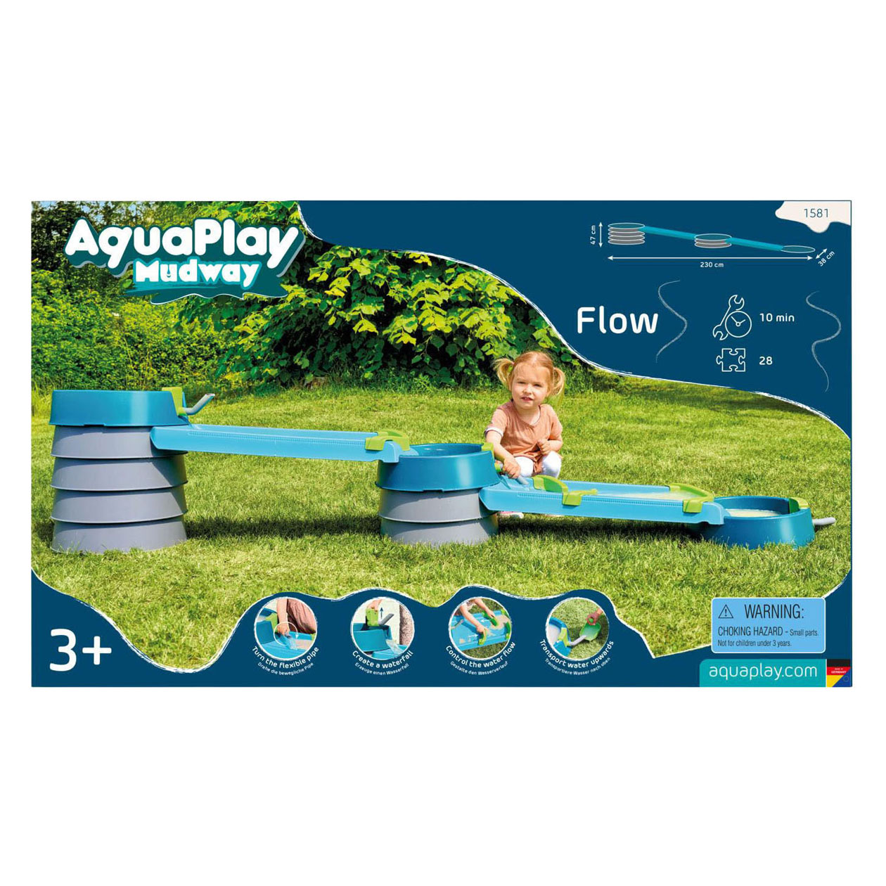 AquaPlay 1581 Waterspeelbaan FLOW