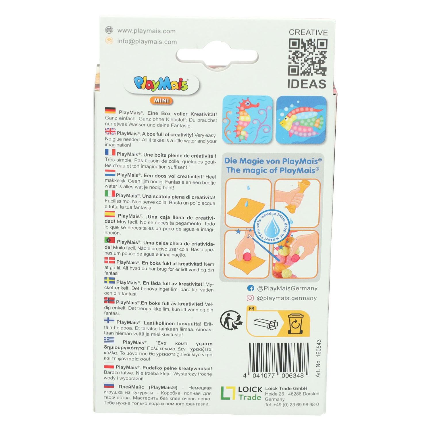 PlayMais Mini Mosaic - Onderwaterwereld