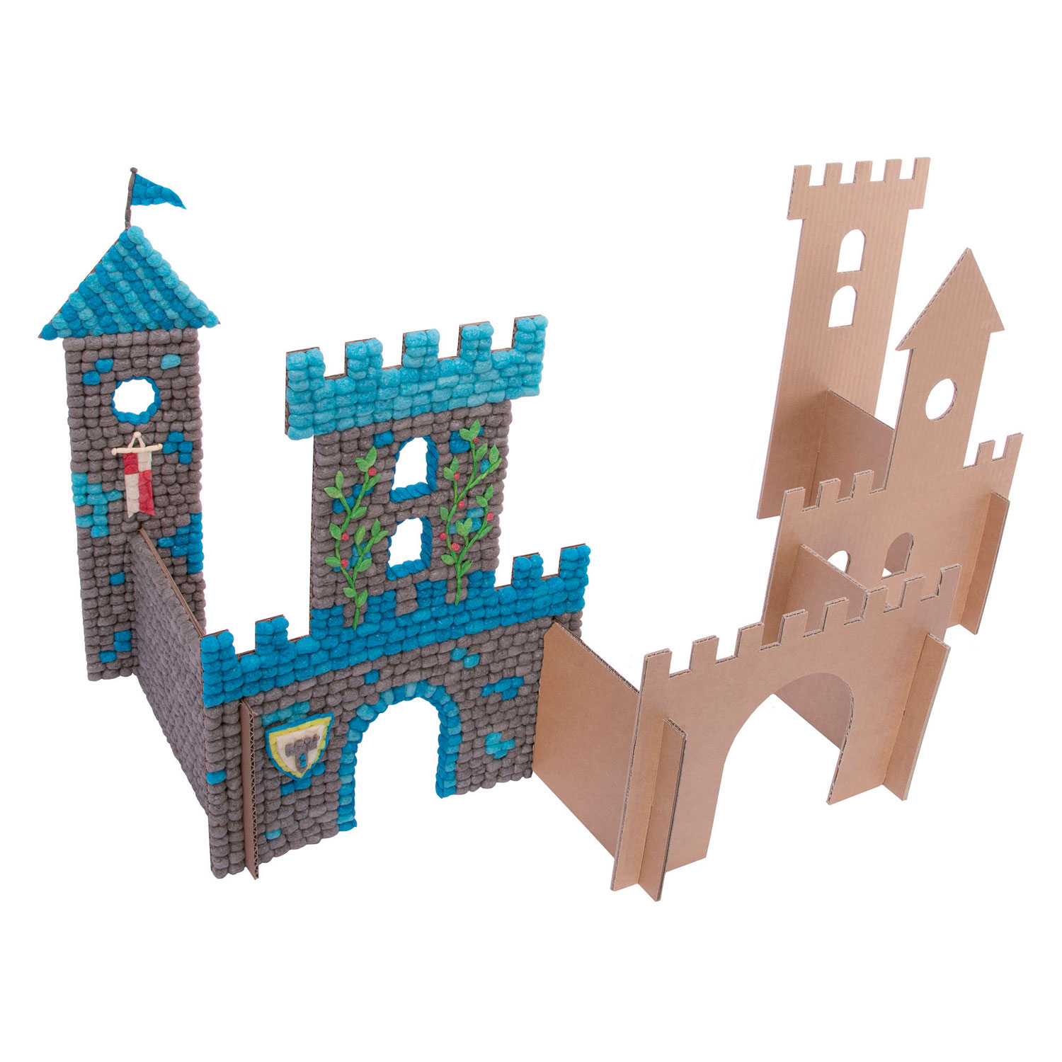 Grand château en mosaïque Playmais (>8 000 pièces)