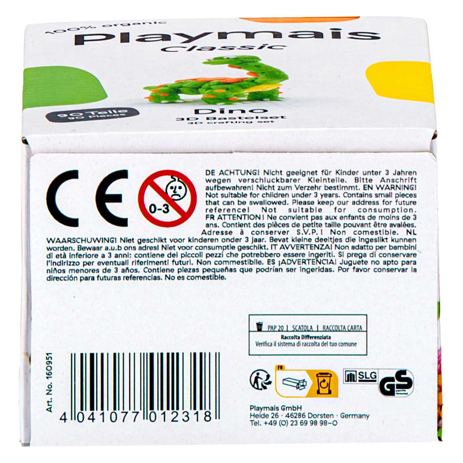 PlayMais Classic 3D Dino - 90st.