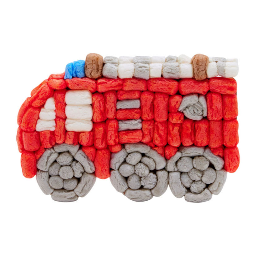 Brigade de pompiers classique Playmais - 800 pièces