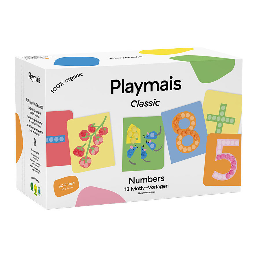 PlayMais Classic Numbers - 800 Stukjes