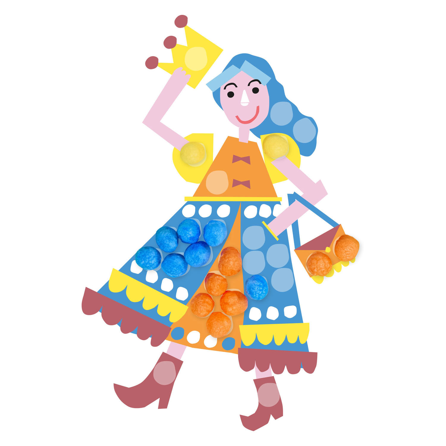 PlayMais Mosaic Prinses - 2300 Stukjes