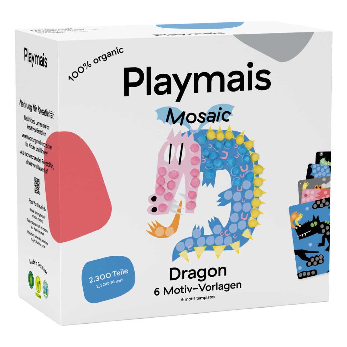 PlayMais Mosaic Draak - 2300 Stukjes
