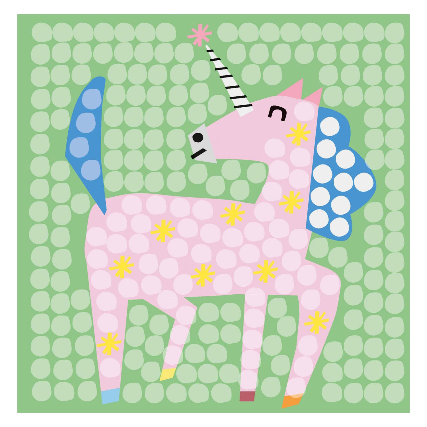 Playmais Mosaic Kaarten Versieren Eenhoorn